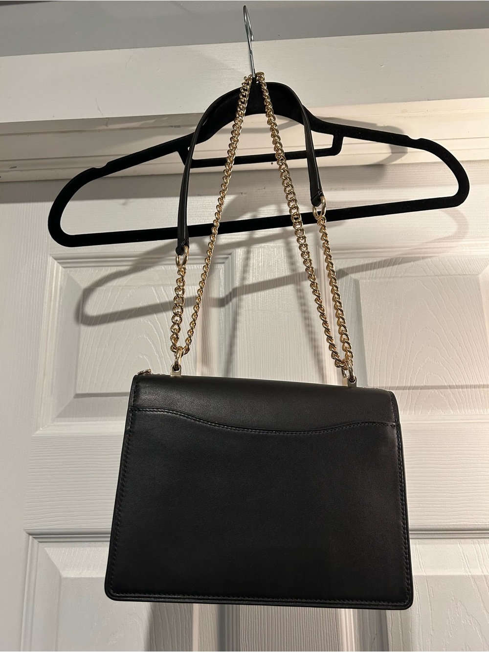 Coach Klare Black Leather & Signature Canvas Crossbody - Picture 5 of 5